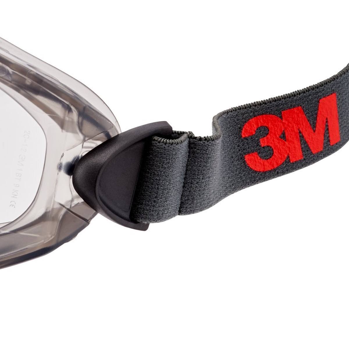 3M 2891-SGAF Full-vision bril, met ventilatiesleuf, verstelbare scharnieren, anticondenscoating