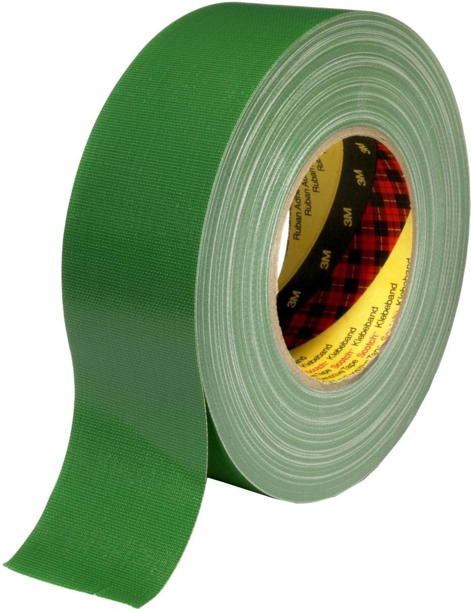 3M 389 Cinta de tejido, 50 mm x 50 m, verde