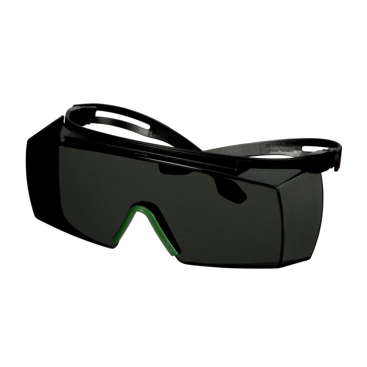 3M SecureFit 3700 Überbrille, Bügel schwarz, Antikratz-Beschichtung, graue Scheibe IR 3.0, SF3730AS-BLK