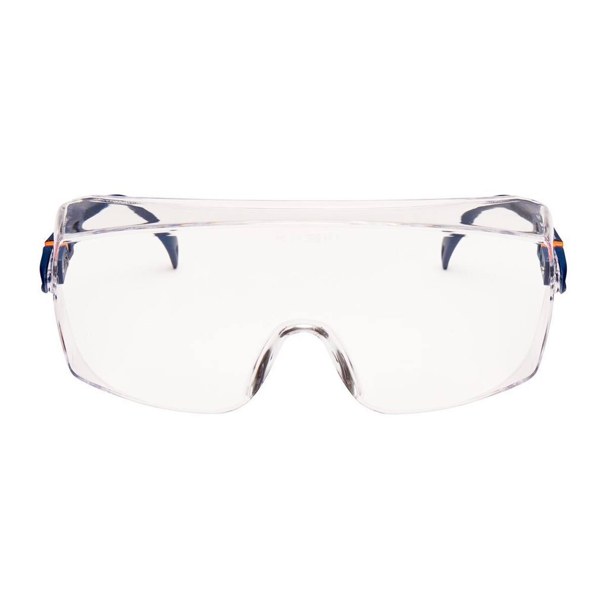 3M 2800 Schutzbrille AS/UV, PC, klar, einstellbar, ideal als Überbrille für Brillenträger