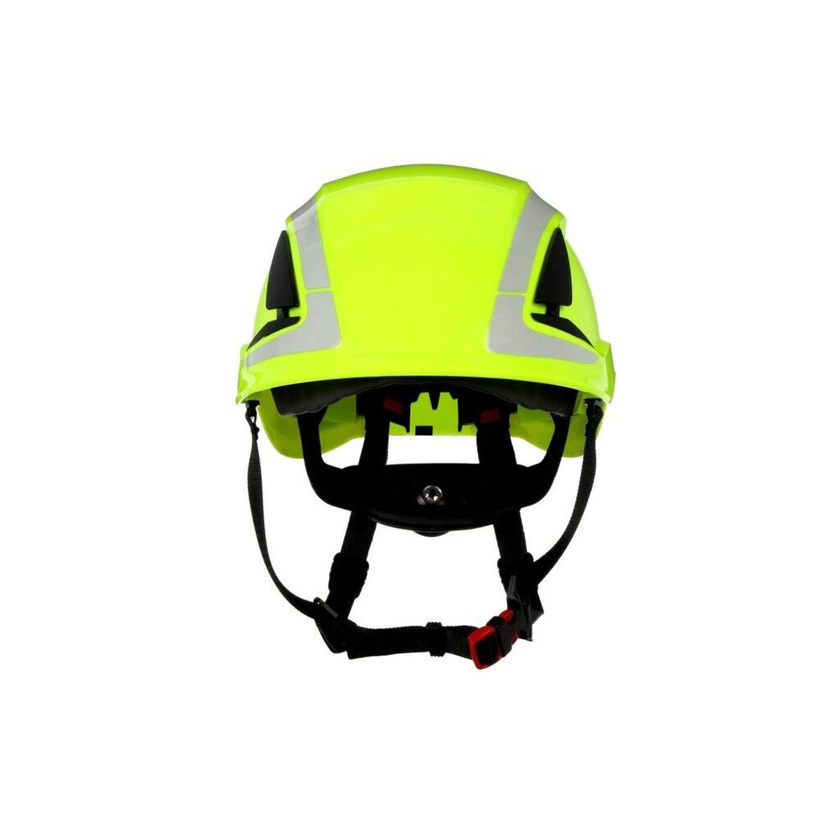 3M SecureFit safety helmet, X5014V-CE, neon green, ventilated, reflective, CE