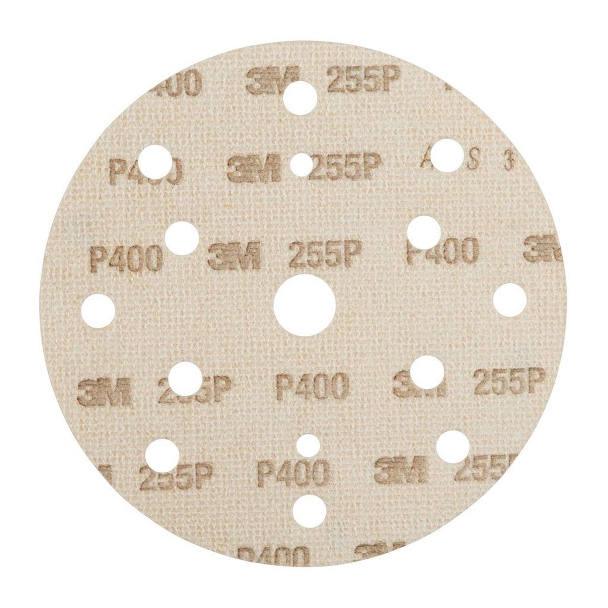 3M Hookit Gold Premium 255P+, 150 mm, P400, perforated 15 times #50453