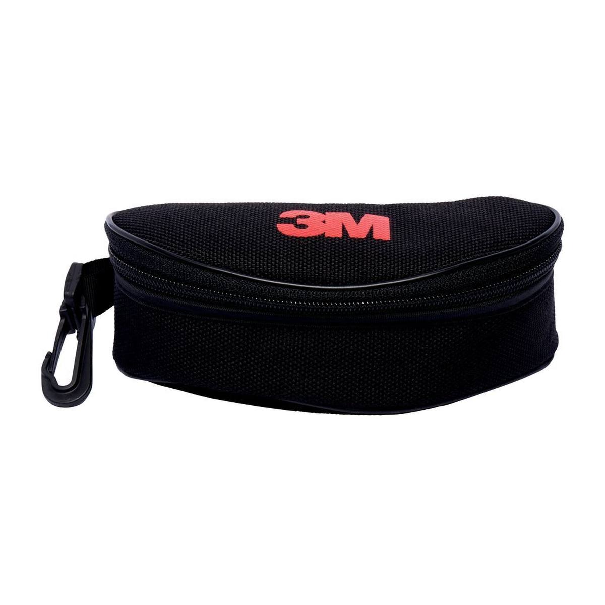 3M Soft glasses case with zip fastener, snap compartment and belt loop, black case5