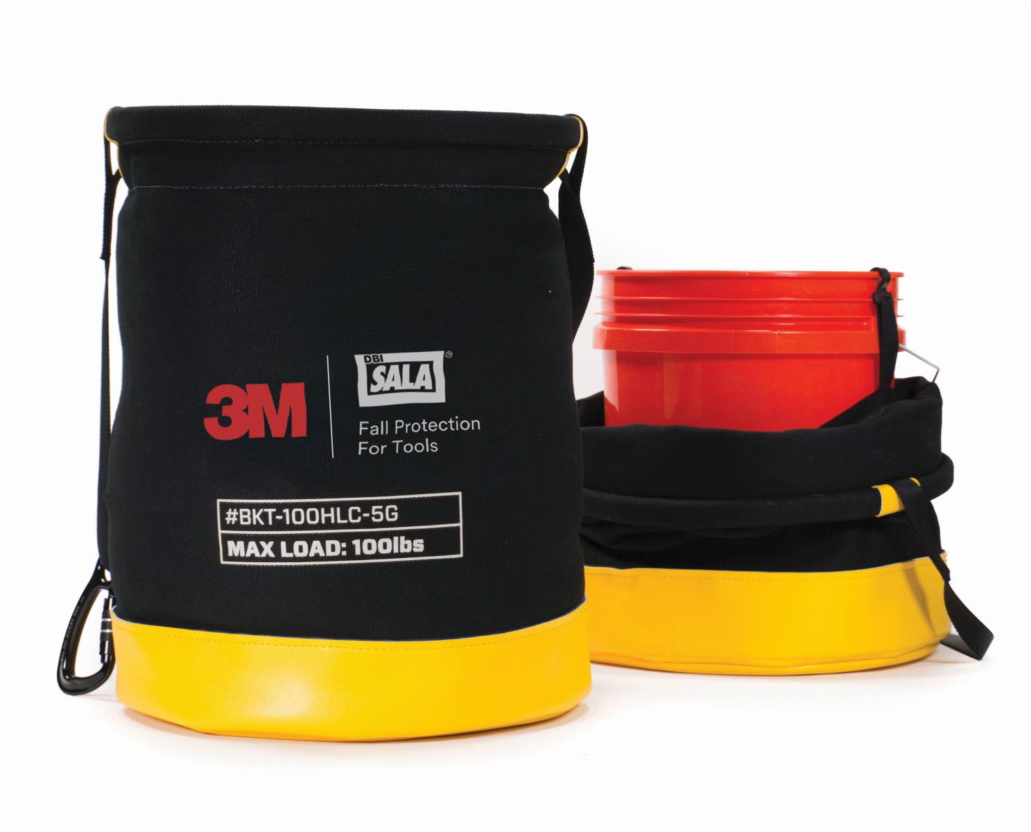 3M DBI-SALA special transport bag, canvas, carrying strap, for buckets with a capacity of up to 19 liters, max. load 45.4 kg, 38 x 32 cm