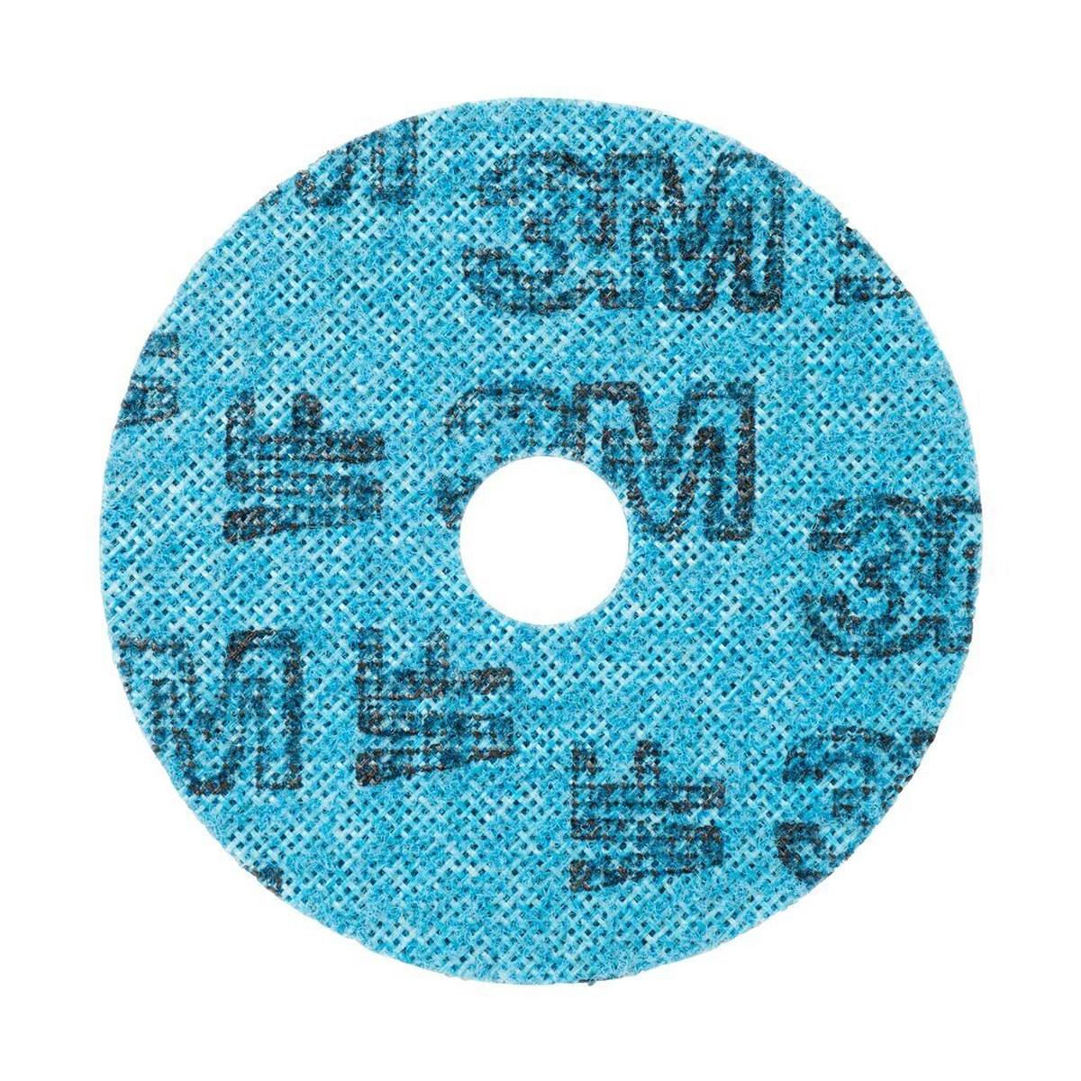 3M Scotch-Brite disco in tessuto non tessuto SC-DH con centratura, blu, 115 mm, 22 mm, A, molto fine 60983