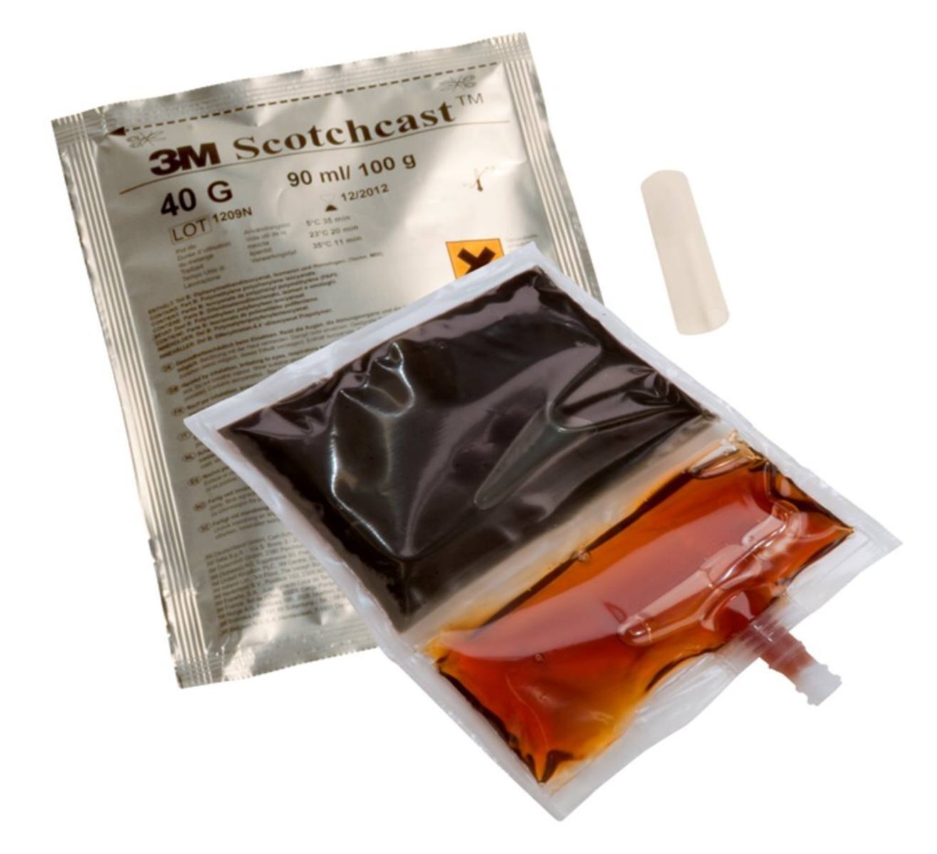 3M Scotchcast 40-A, résine polyuréthane pour câbles, système GMG à 2 composants, taille A, 90 ml