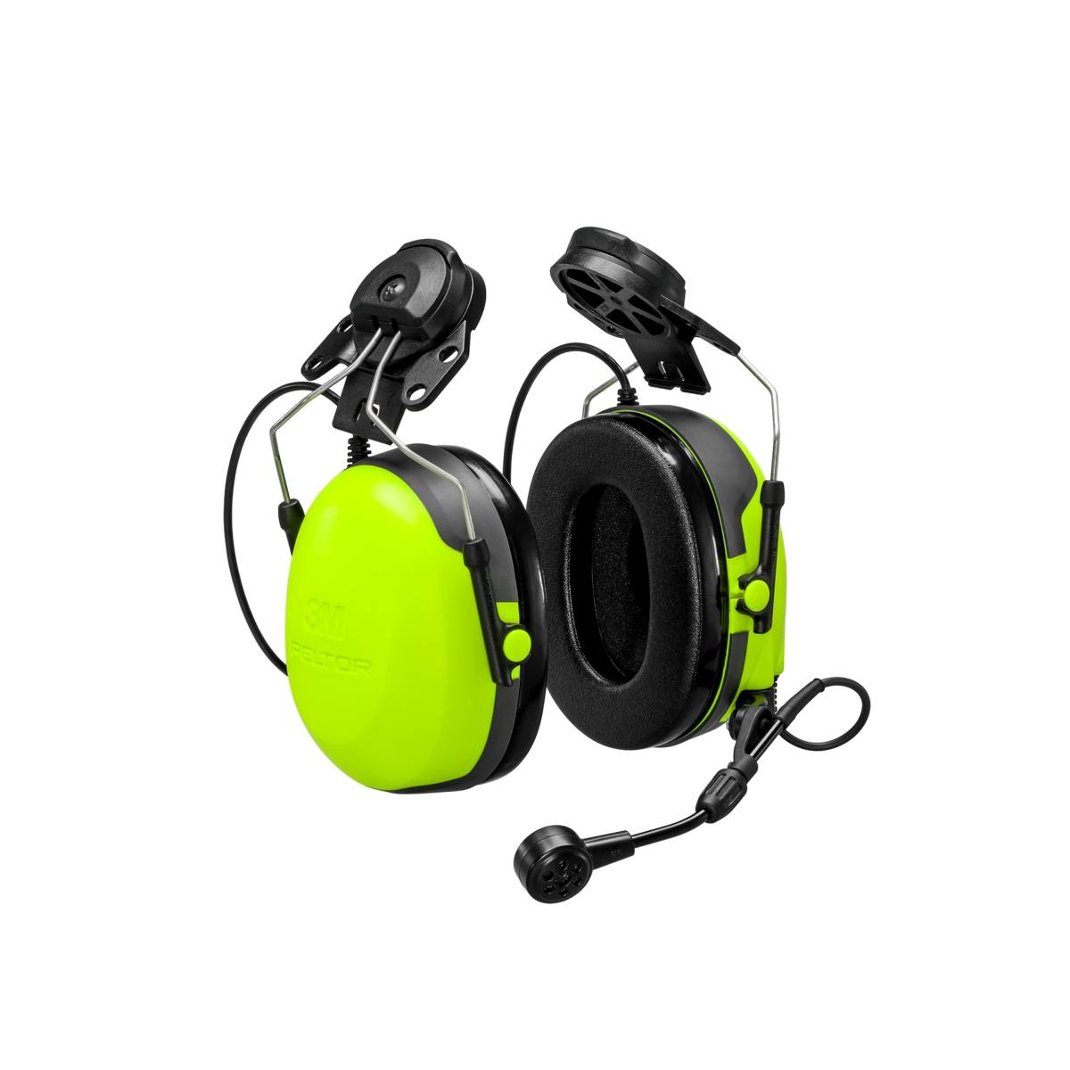 3M PELTOR CH-3 Auricular de protección auditiva con PTT, fijación al casco, amarillo, MT74H52P3E-111