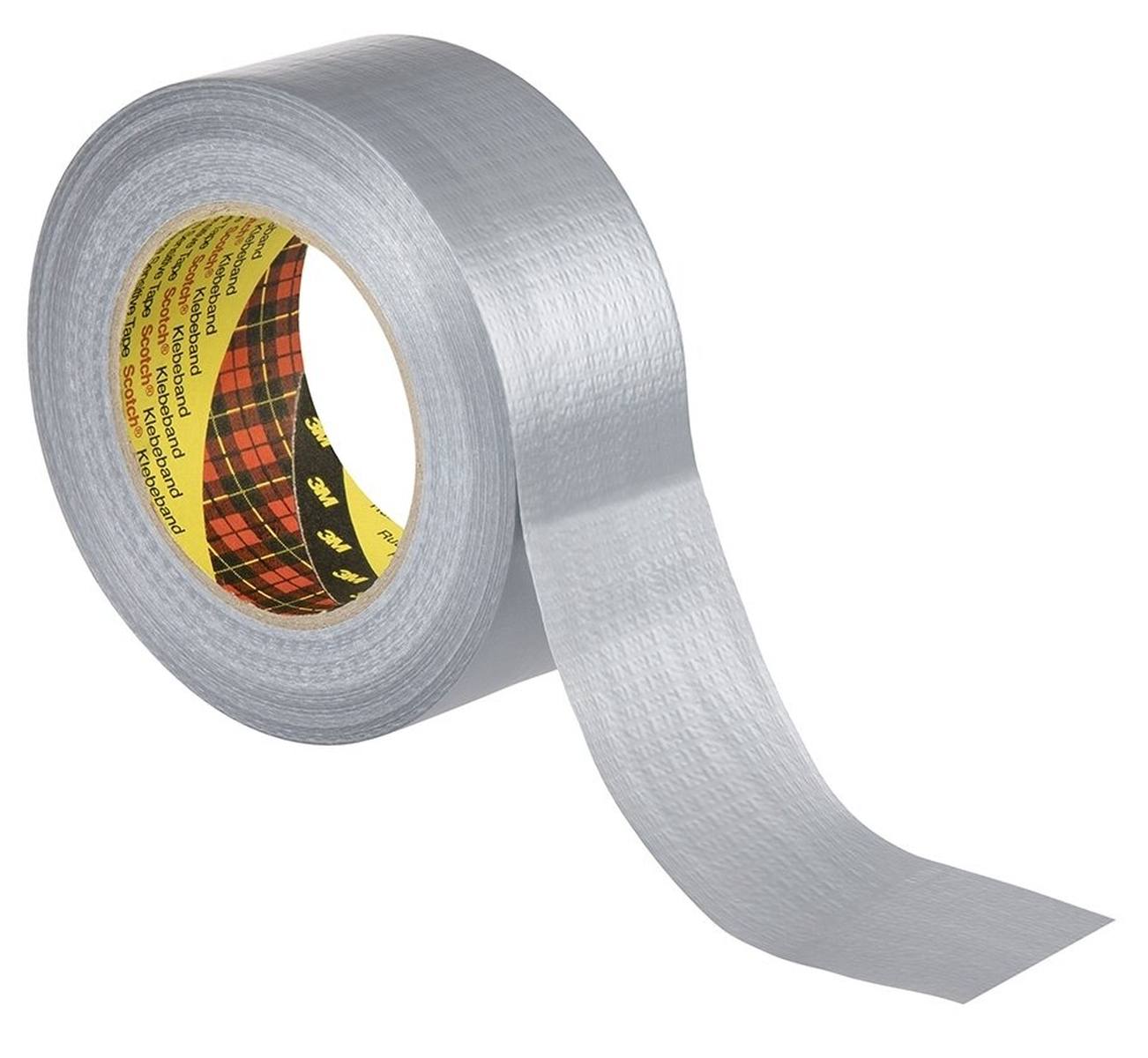 3M Fabric adhesive tape 2904, silver, 48mm x 50m, 0.19mm