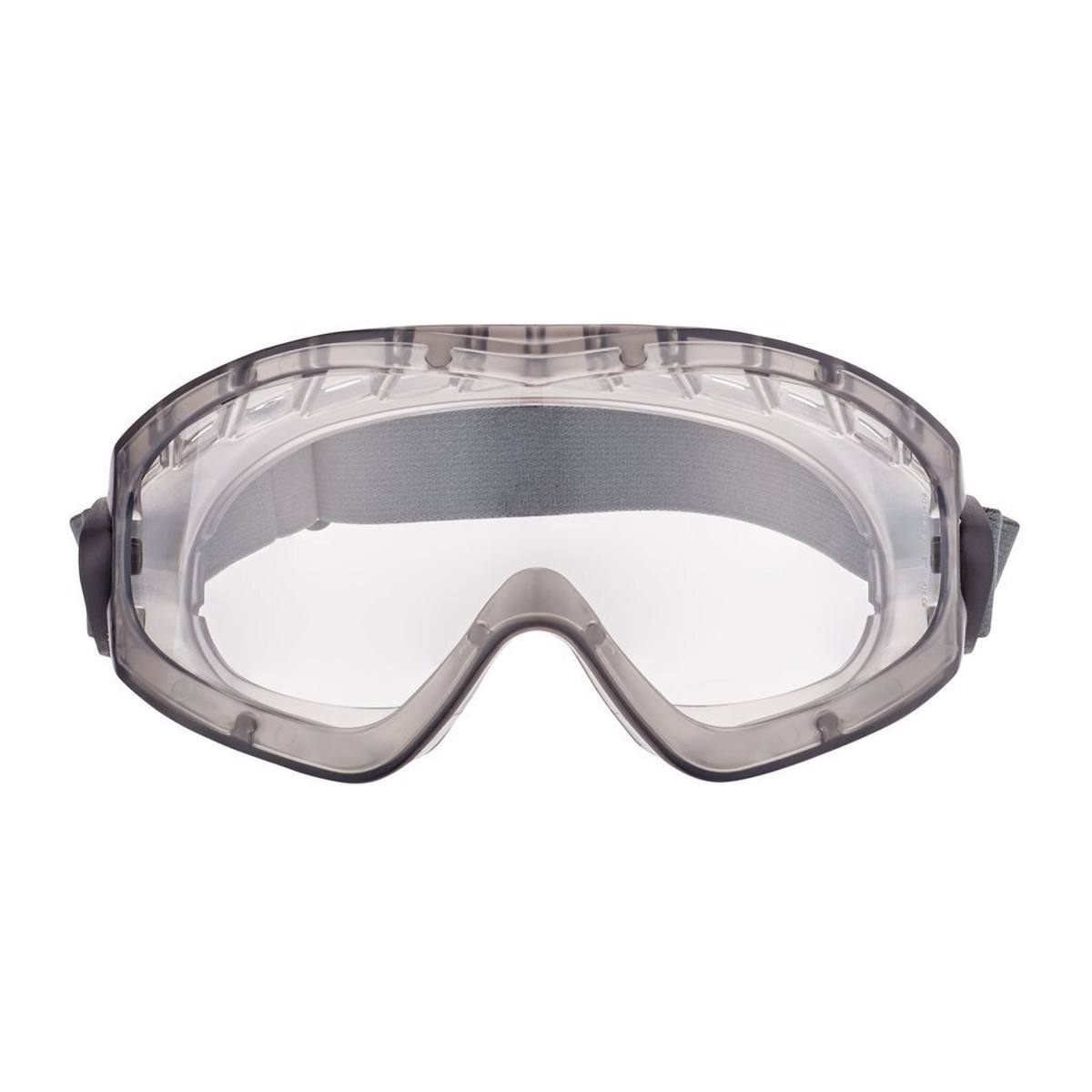 3M 2891-SGAF Vollsichtbrille, mit Belüftungsschlitz, verstellbare Gelenke, Anti-Fog Beschichtung
