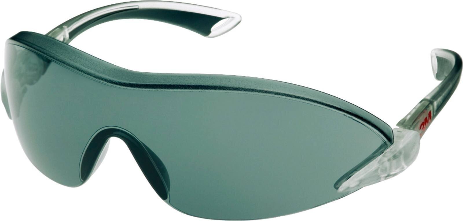 3M 2845 Schutzbrille AS/AF/UV, PC, grün getönt, einstellbare Bügellänge und -neigung, softe Bügelenden, IR 5.0 - geeignet für autogenes Schweissen und Hartlöten