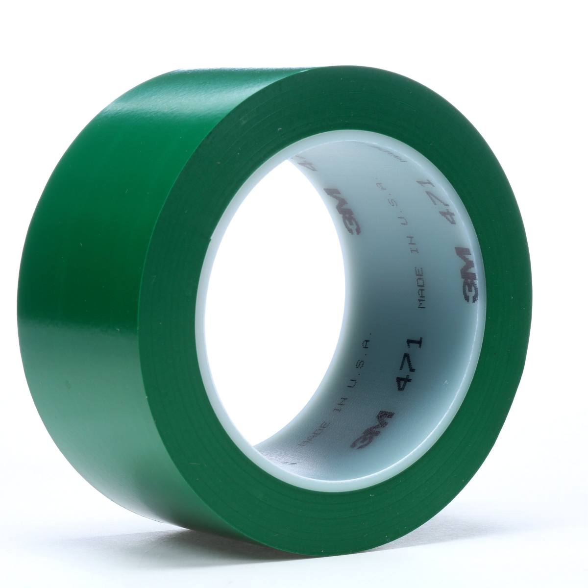 3M Cinta adhesiva de PVC blando 471 F, verde, 6 mm x 33 m, 0,13 mm