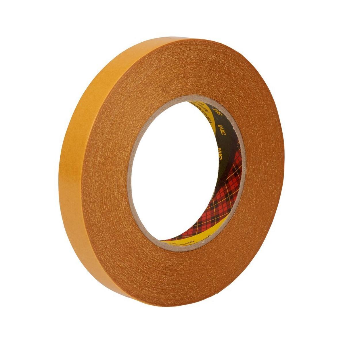 3M Double-sided adhesive tape with non-woven paper backing 9527, cream-colored, 12 mm x 50 m, 0.13 mm