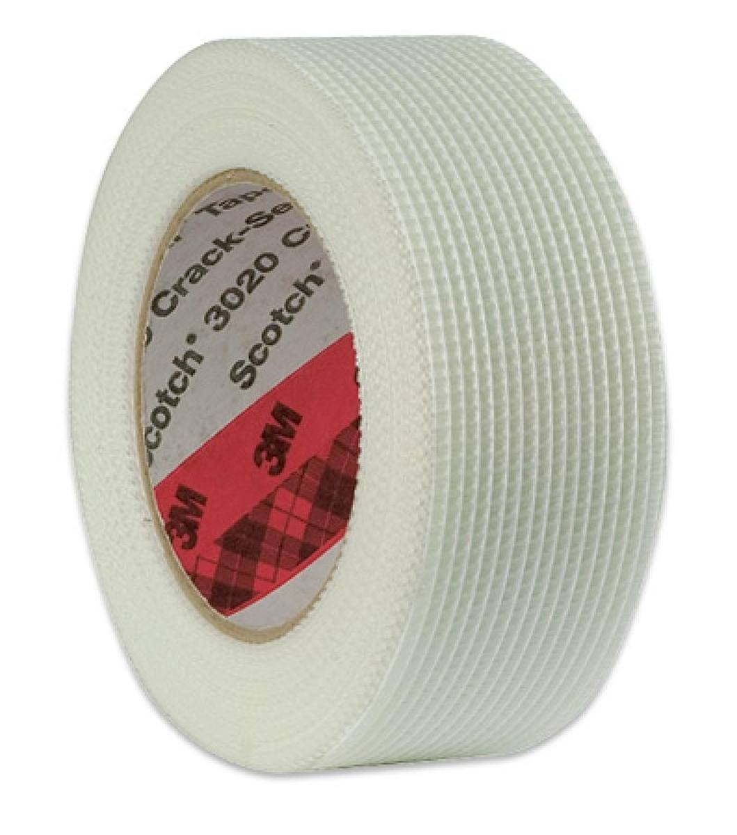 3M Scotch Crack-Seal Anti-Crack Joint Tape 3020100, 100 mm x 25 m, glass fibre mesh tape