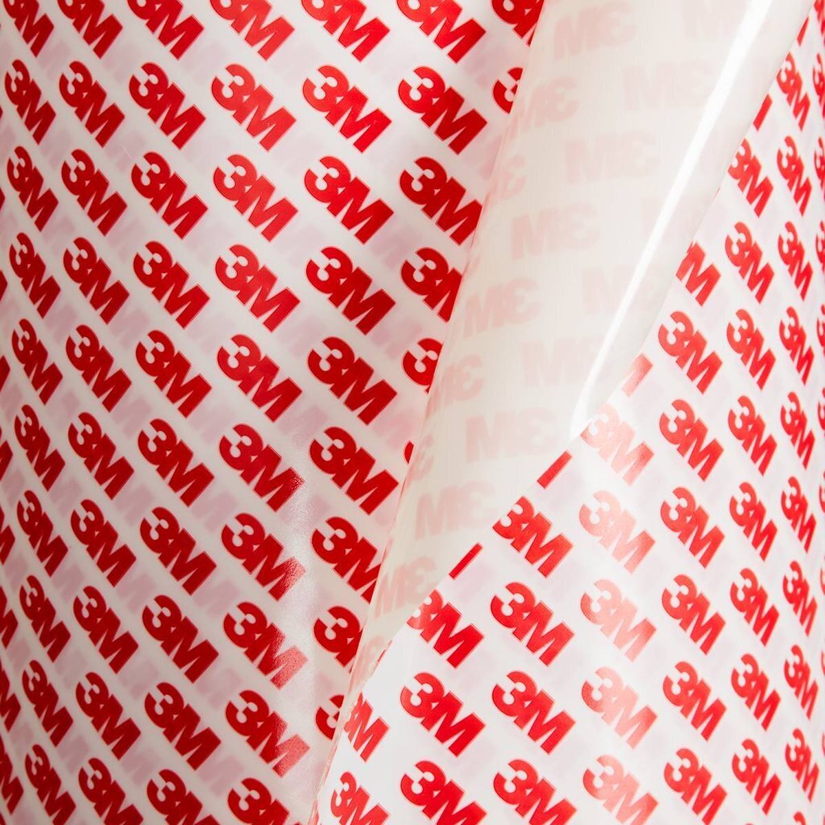 3M Doppelseitiges Klebeband mit Polyester-Träger GPT-020F, Transparent, 1540 mm x 50 m, 0,202 mm
