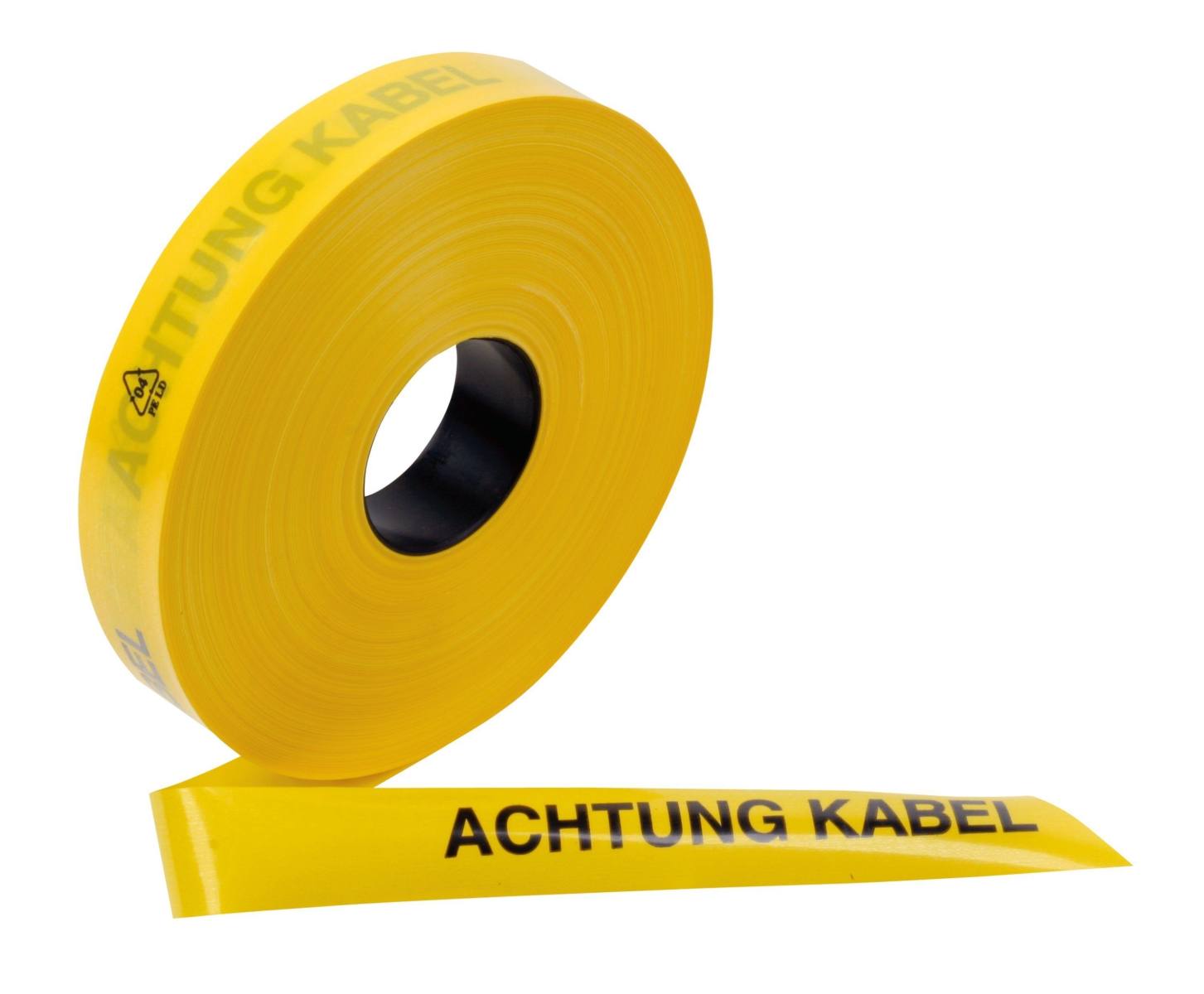 3M Route warning tape "Attention power cables", 40 mm x 250 m, 0.15 mm