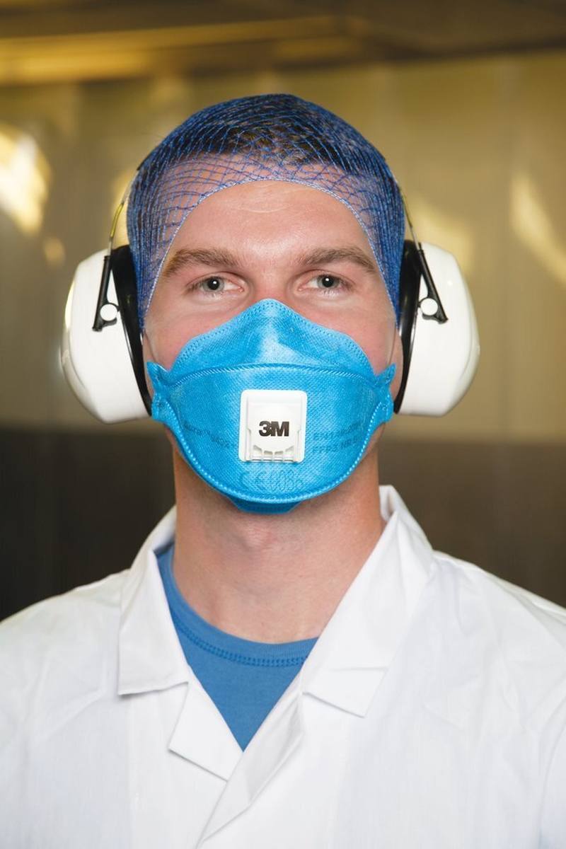3M 9422+ Aura Masque de protection respiratoire FFP2 NR D avec valve d'expiration Cool Flow jusqu'à 10 fois la valeur limite (emballage individuel hygiénique)