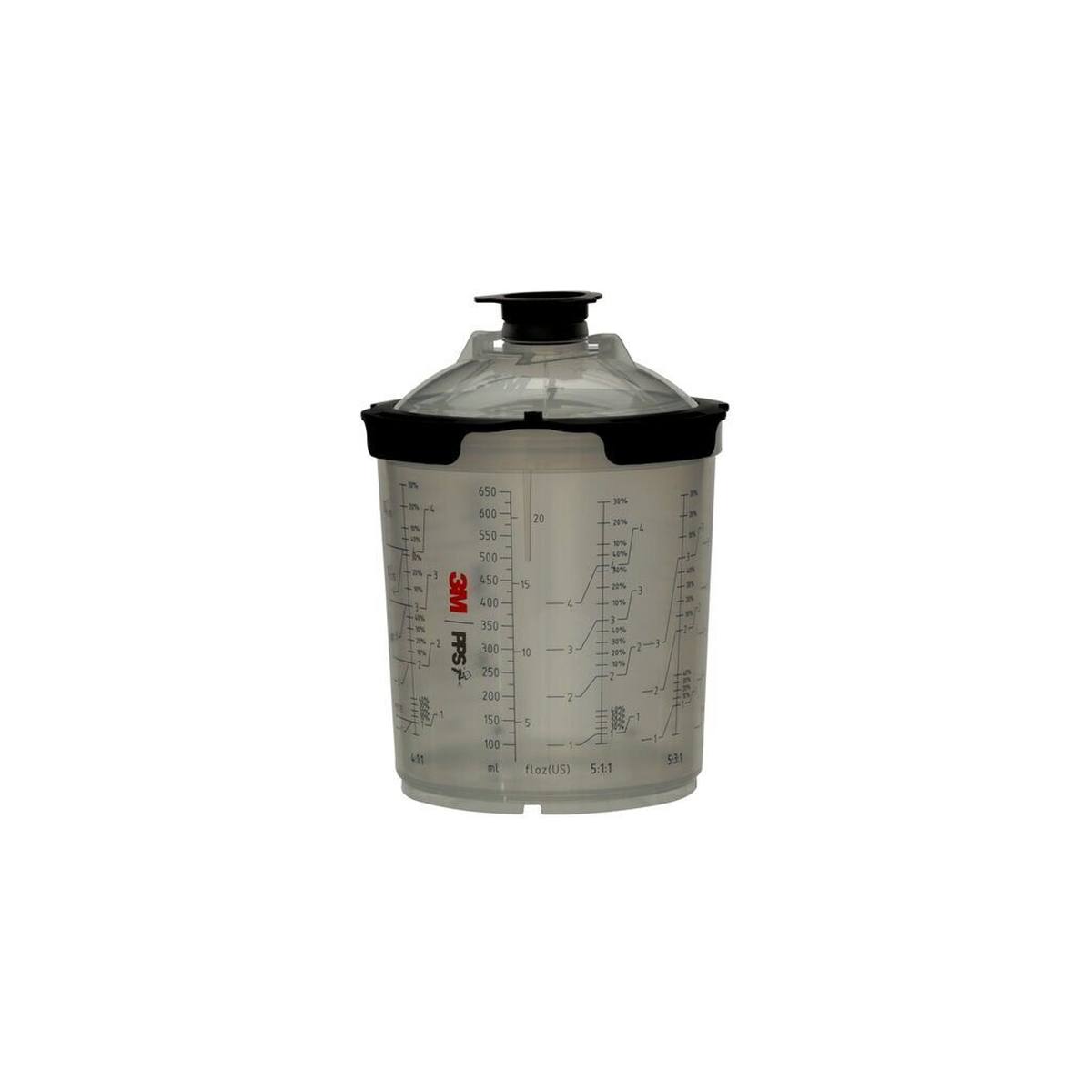 3M PPS Series 2.0 set, standard, 650 ml, 200Î¼ filter, 50 inner cups / 50 lids / 32 sealing caps / 1 outer cup 26000
