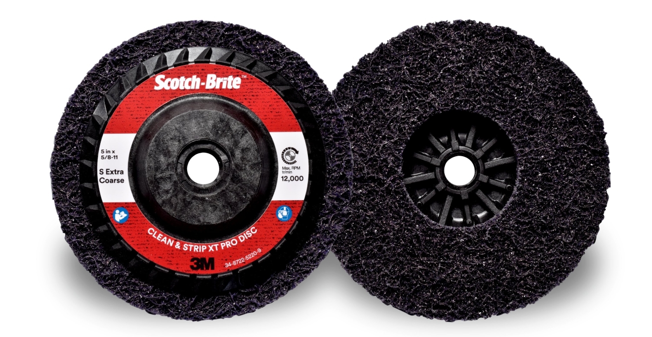 3M Scotch-Brite coarse cleaning disc XT-RD Pro, 125 mm x 22 mm, S, extra coarse, M14 thread #51891