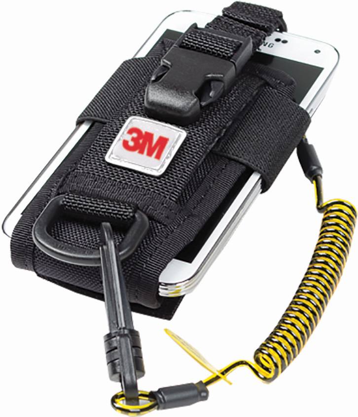 3M DBI-SALA Werkzeughalterung für Smartphone, einstellbar, incl. Spiral-Verbindungsmittel 1500060, , Abmessung: 13,3 cm x 5 cm, 13,3 x 5 cm