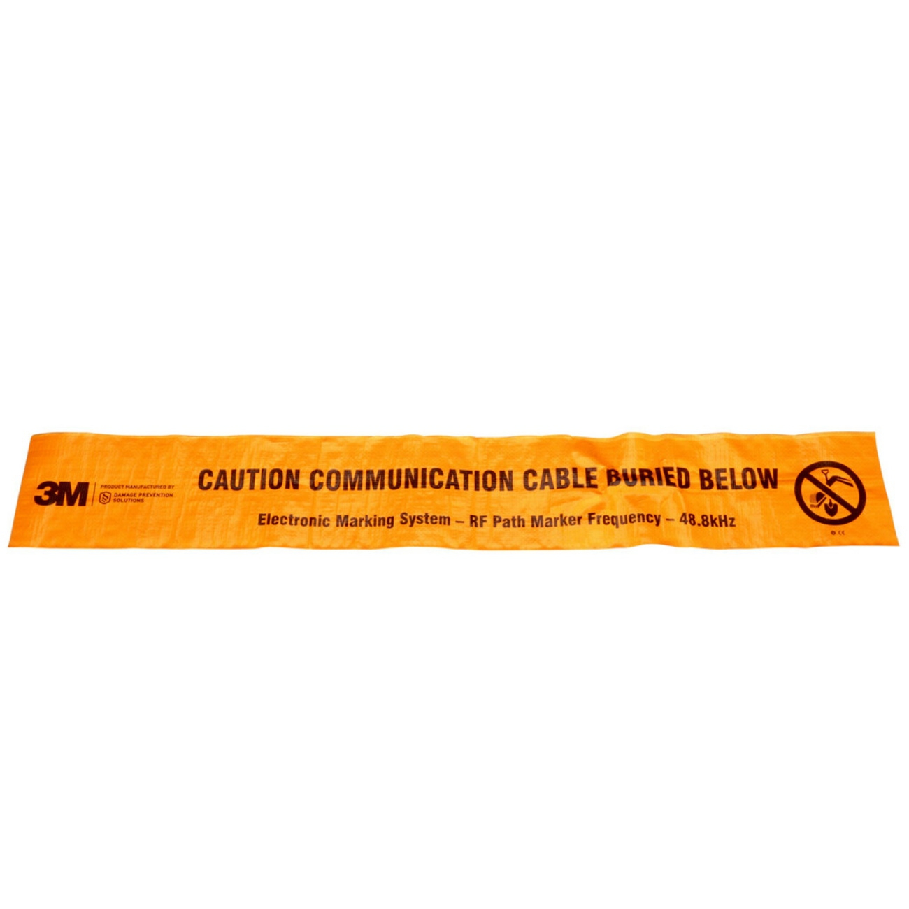 3M Electronic Marking System (EMS) hazard warning tape 7901, orange, 152 mm, Telco, 152 m, 1 pack/packaging unit