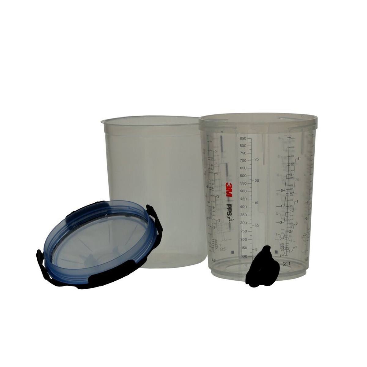 3M PPS Series 2.0 set, large, 850 ml, 125Î¼ filter, 50 inner cups / 50 lids / 32 sealing caps / 1 outer cup #26740