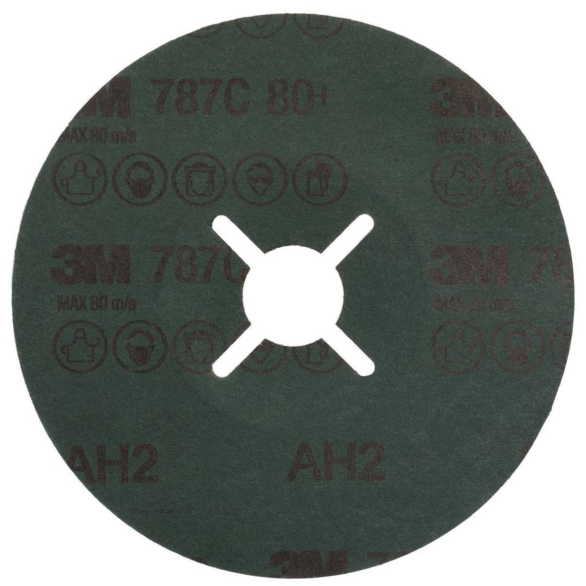 3M 787C Fiber sanding discs 115mm P80+ #779918