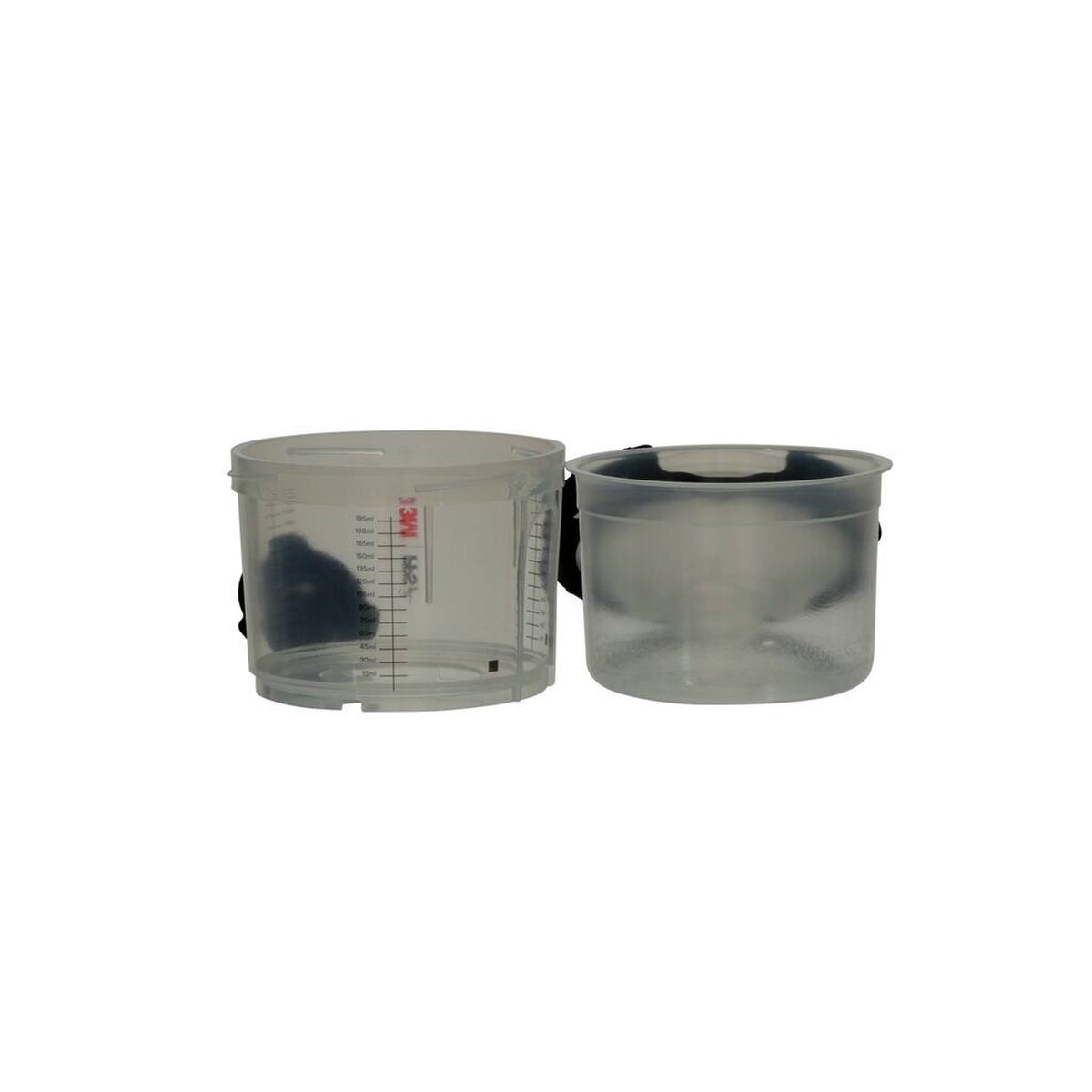 3M PPS Juego serie 2.0, pequeño, 170 ml, filtro de 200Î¼, 50 vasos interiores l 50 tapas l 32 tapones de cierre /1 vaso exterior 26114