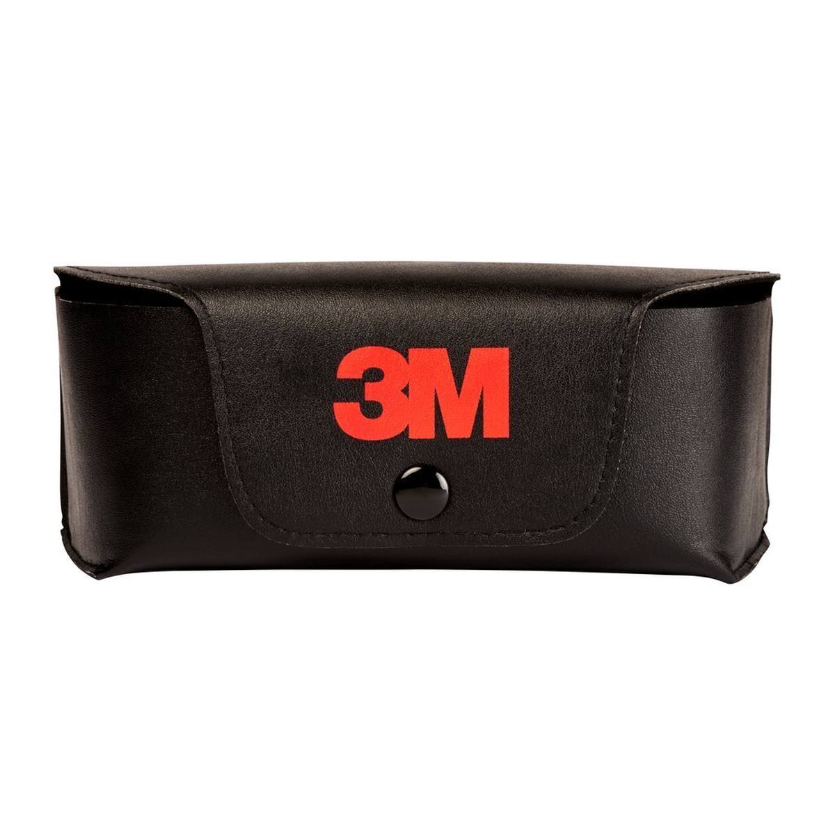 3M Large glasses case with strap for the belt, black, case1