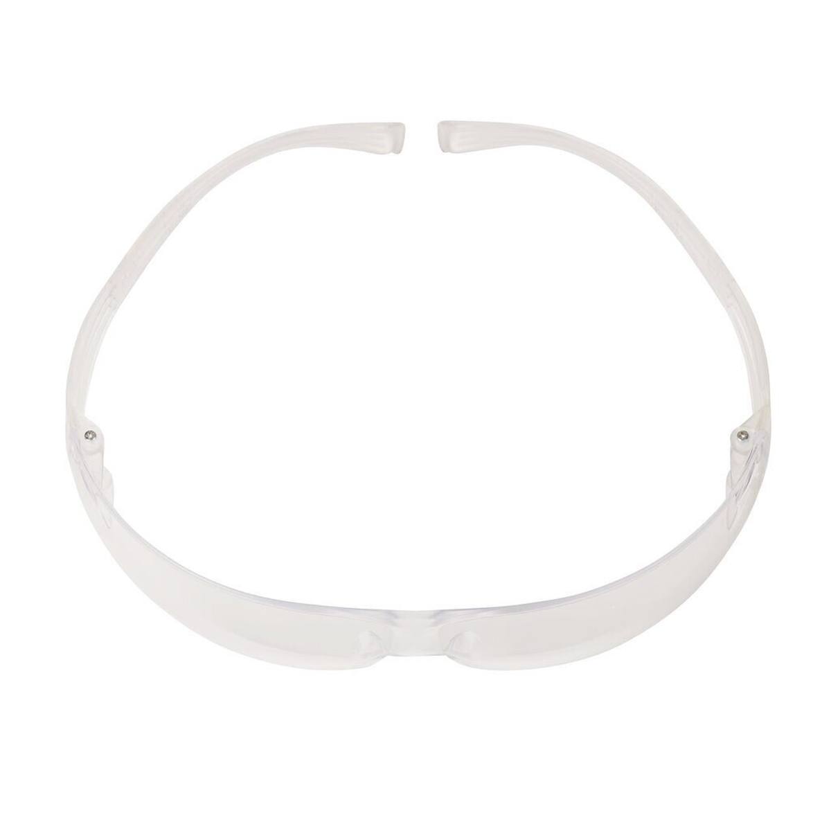 occhiali di sicurezza 3M SecureFit 400 Reader, aste nere/verdi, rivestimento antigraffio/antiappannamento, lenti chiare con resistenza +1,5, SF415AS/AF-EU
