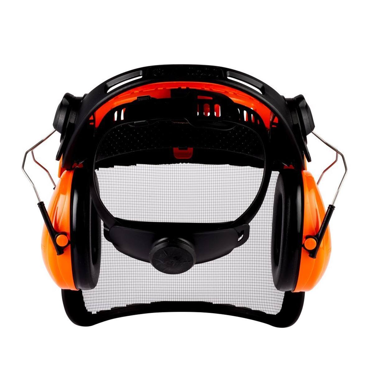 3M G500 Combinación de protección para la cabeza G500V5CH510-OR Soporte para la cabeza - naranja incl. orejeras H510P3E, SNR=26 dB con visera 5C-1 acero inoxidable