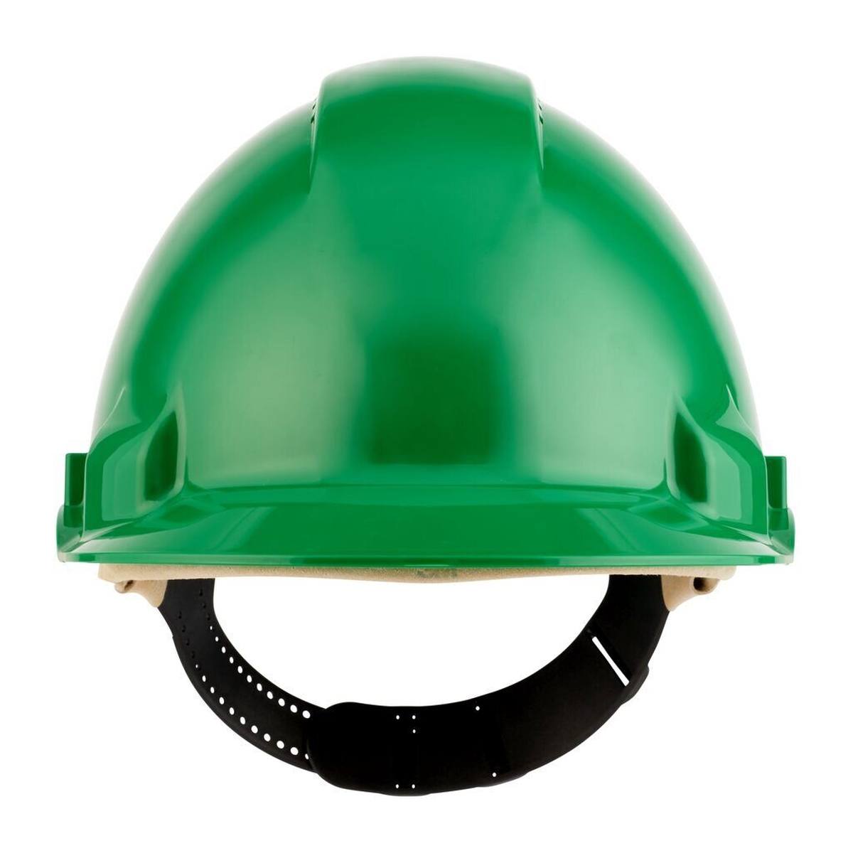 Casco de seguridad 3M G3000 G30DUG en verde, ventilado, con uvicator, pinlock y banda de sudor de cuero