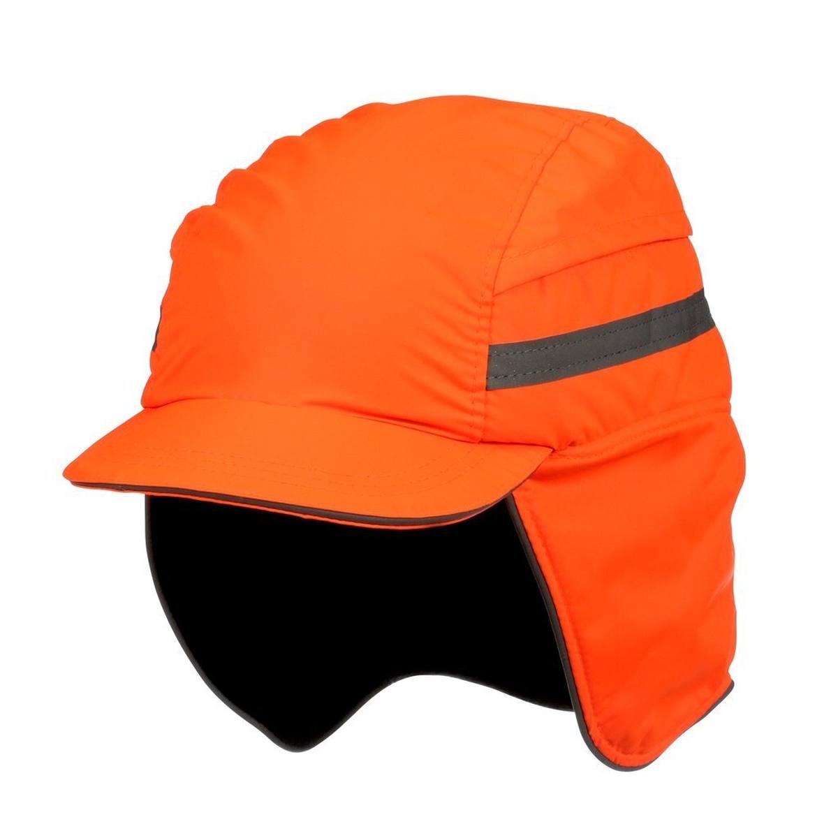 3M Scott First Base 3 Winter - berretto a botta in colore arancio segnale - visiera accorciata 55 mm, EN812