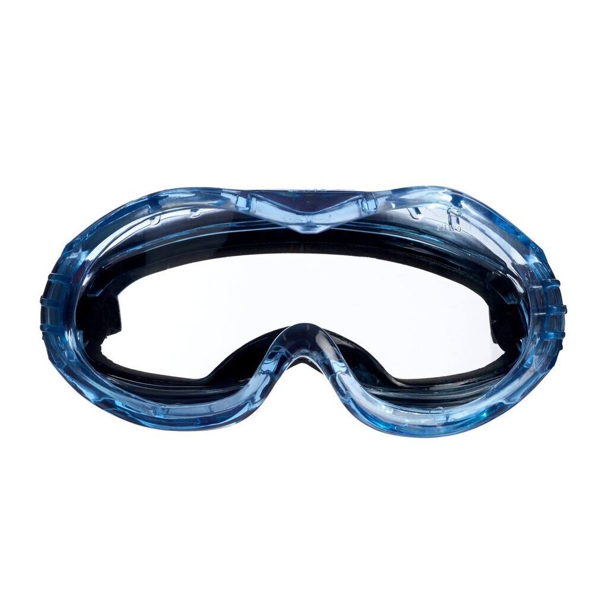3M Fahrenheit safety spectacles for helmets with acetate/hardium coating AS/AF/UV, PC, clear, with foam, non-ventilated, nylon headband, incl. microfibre bag FheitSAH