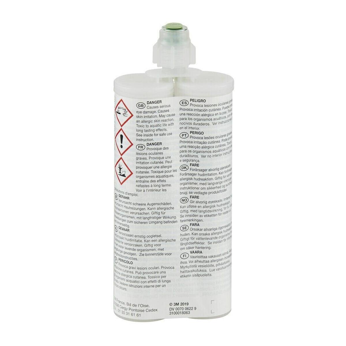 3M Scotch-Weld 2-component construction adhesive based on epoxy resin for the EPX System DP 190, gray, 400 ml