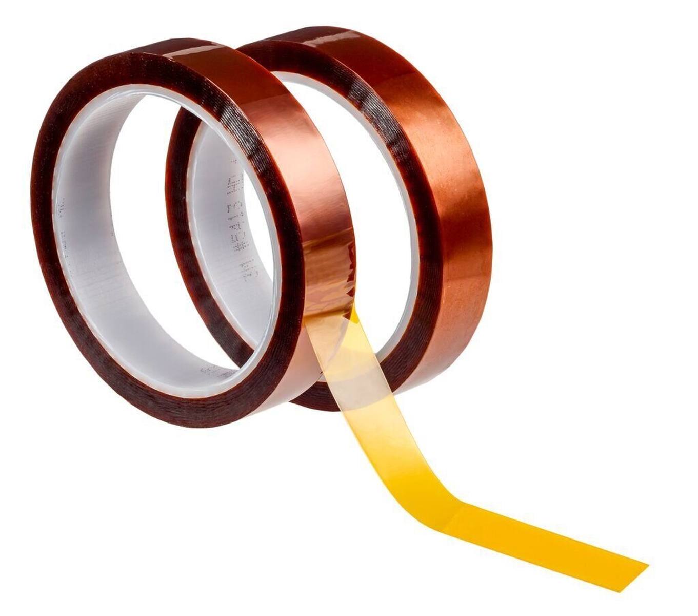 3M High Temperature Polyimide Adhesive Tape 5413, ruskea, 19,1 mm x 33 m, 68,58 µm.
