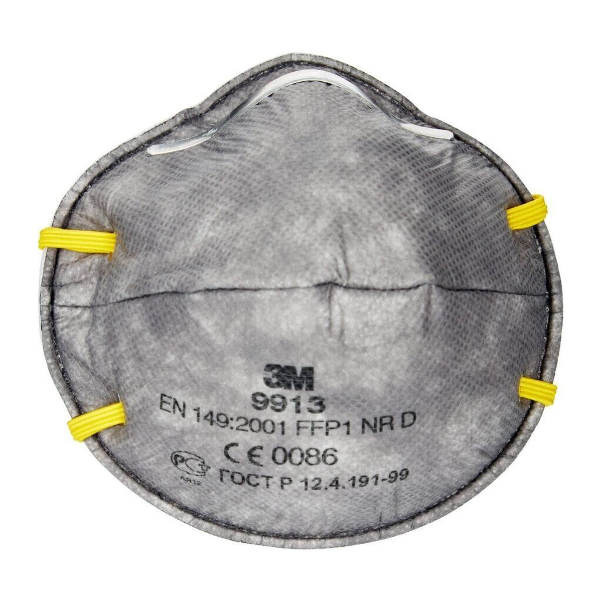 3M 9913 Maschera di protezione dagli odori FFP1, fino a 4 volte il valore limite e contro gli odori organici inferiori al valore limite