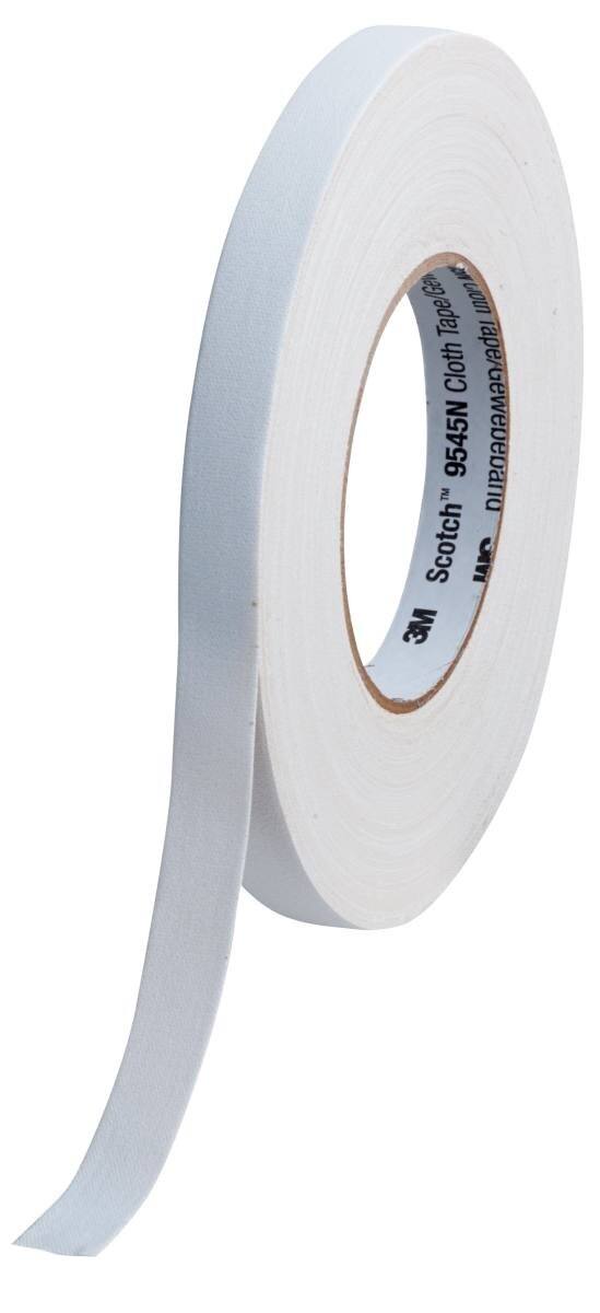 3M Scotch 9545N Impregnated fabric tape, white, 15 mm x 50 m, 0.3 mm
