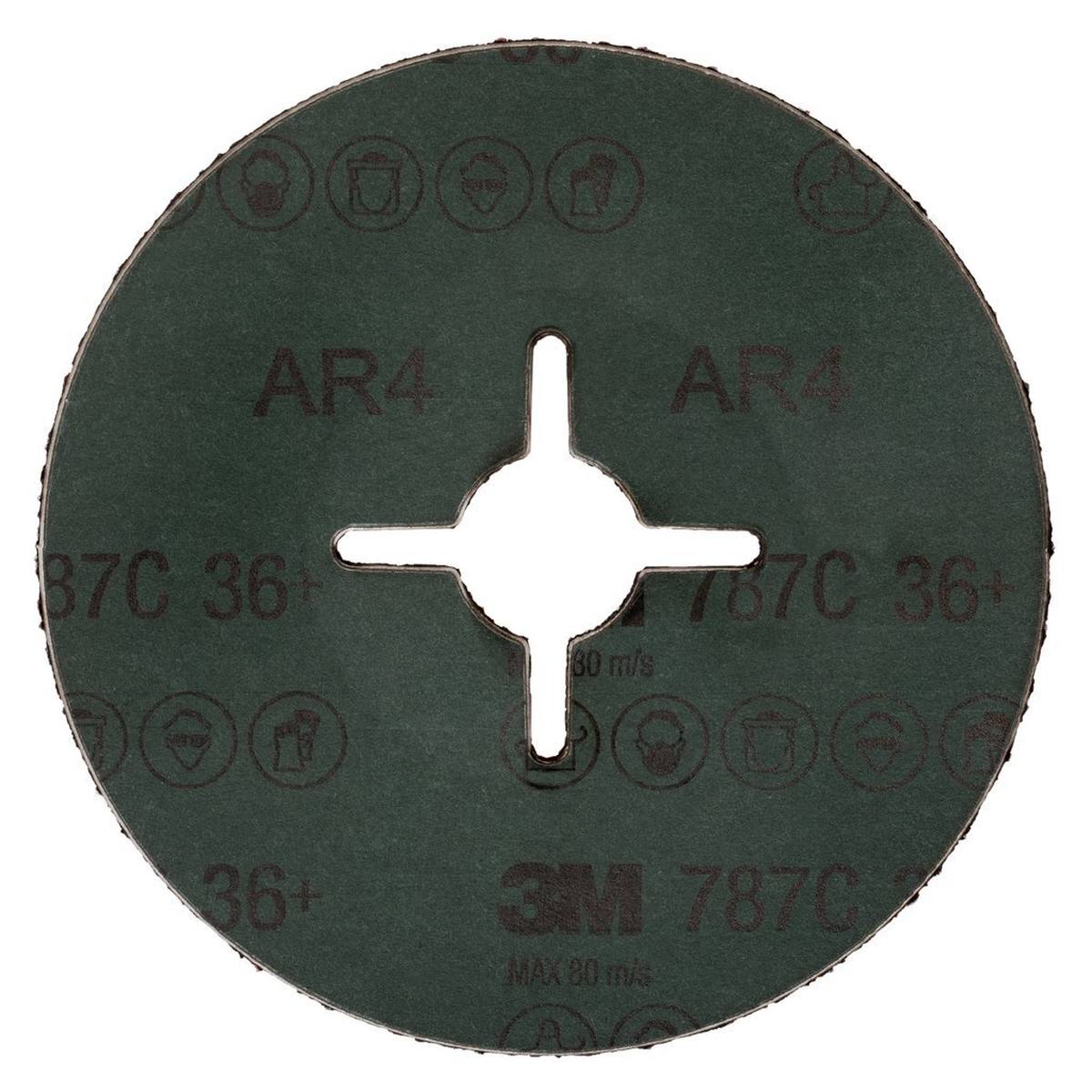 3M 787C Fiber sanding discs 115mm P36+ #779905