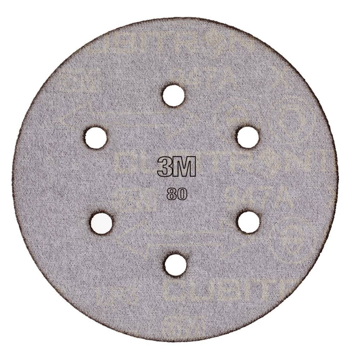 3M Cubitron II Hookit fabric disc 947A, 150 mm, 80+, 6 holes