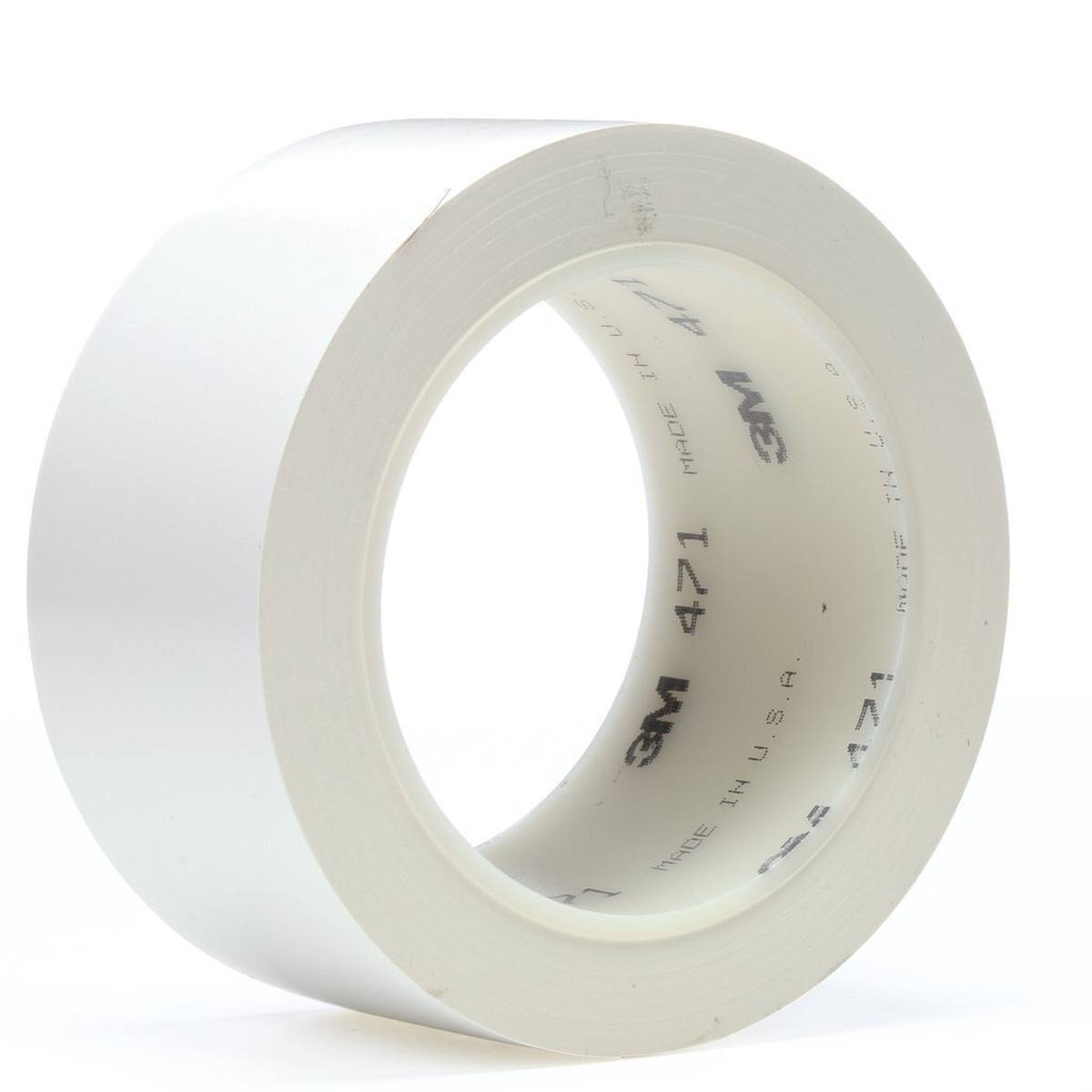Nastro adesivo 3M in PVC morbido 471 F, bianco, 50 mm x 33 m, 0,13 mm