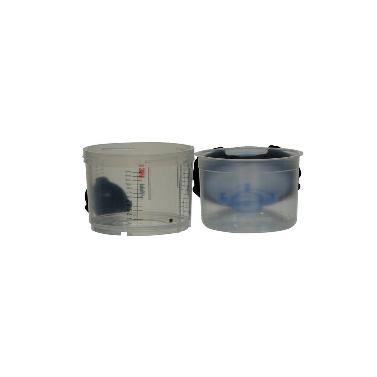 3M PPS Juego serie 2.0, pequeño, 170 ml, filtro de 125Î¼, 50 vasos interiores / 50 tapas / 32 tapones / 1 vaso exterior 26752