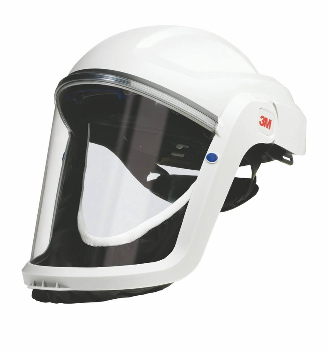 3M Versaflo Safety helmet M207 with flame-retardant face seal and polycarbonate visor, clear