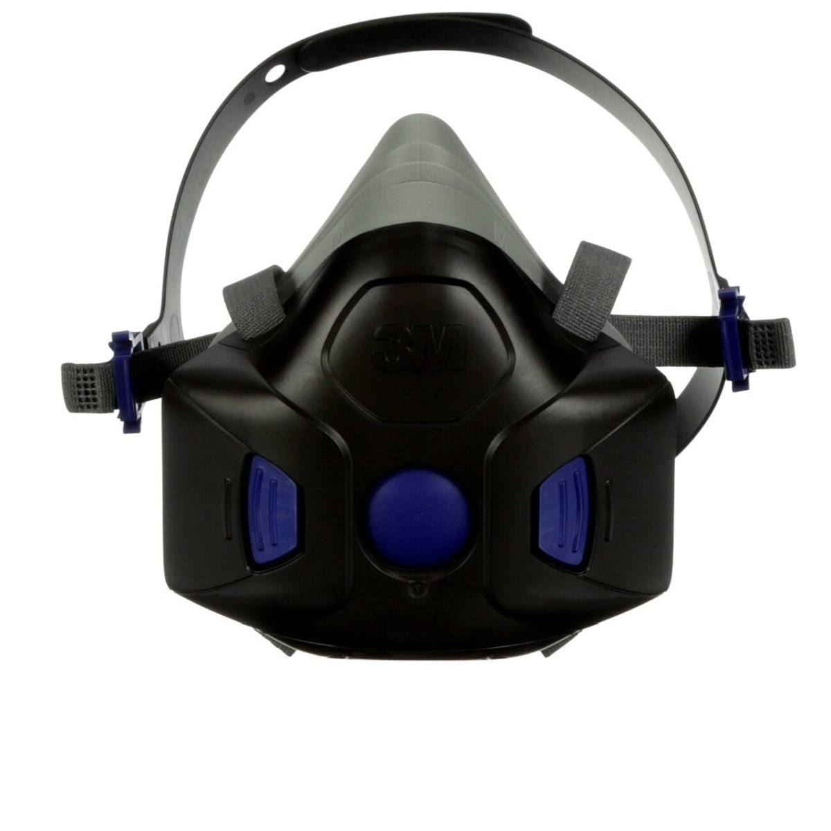 3M Secure Click media máscara HF-803SD con silicona de membrana parlante talla L