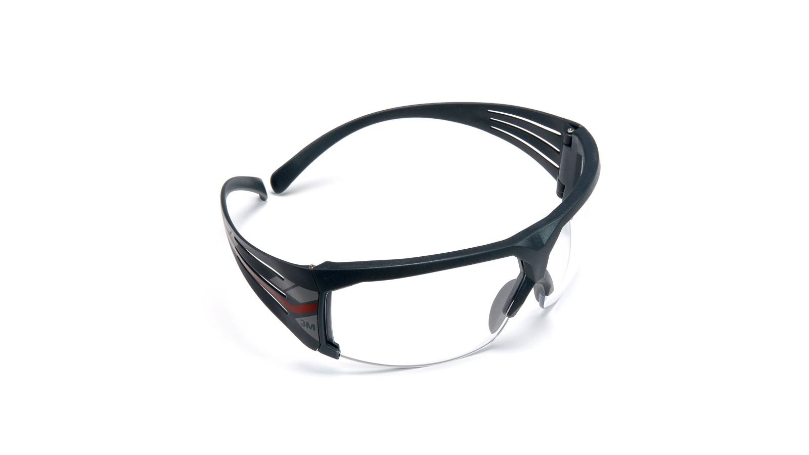 3M SecureFit 600 Schutzbrille, graue Bügel, Scotchgard Anti-Fog-/Antikratz-Beschichtung (K&N), transparente Scheibe, SF601SGAF-EU