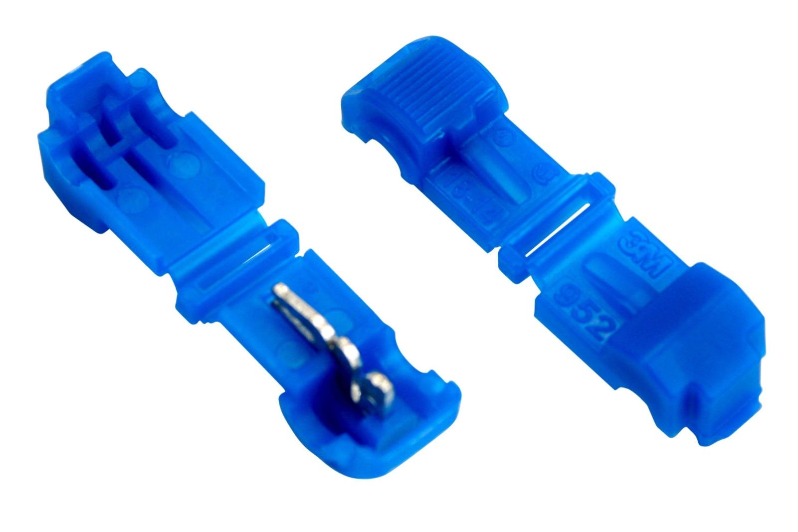 3M Scotchlok 952 connector for pluggable branch, blue, 600 V, max. 0.75 - 1.5 mm², 50 pieces / pack