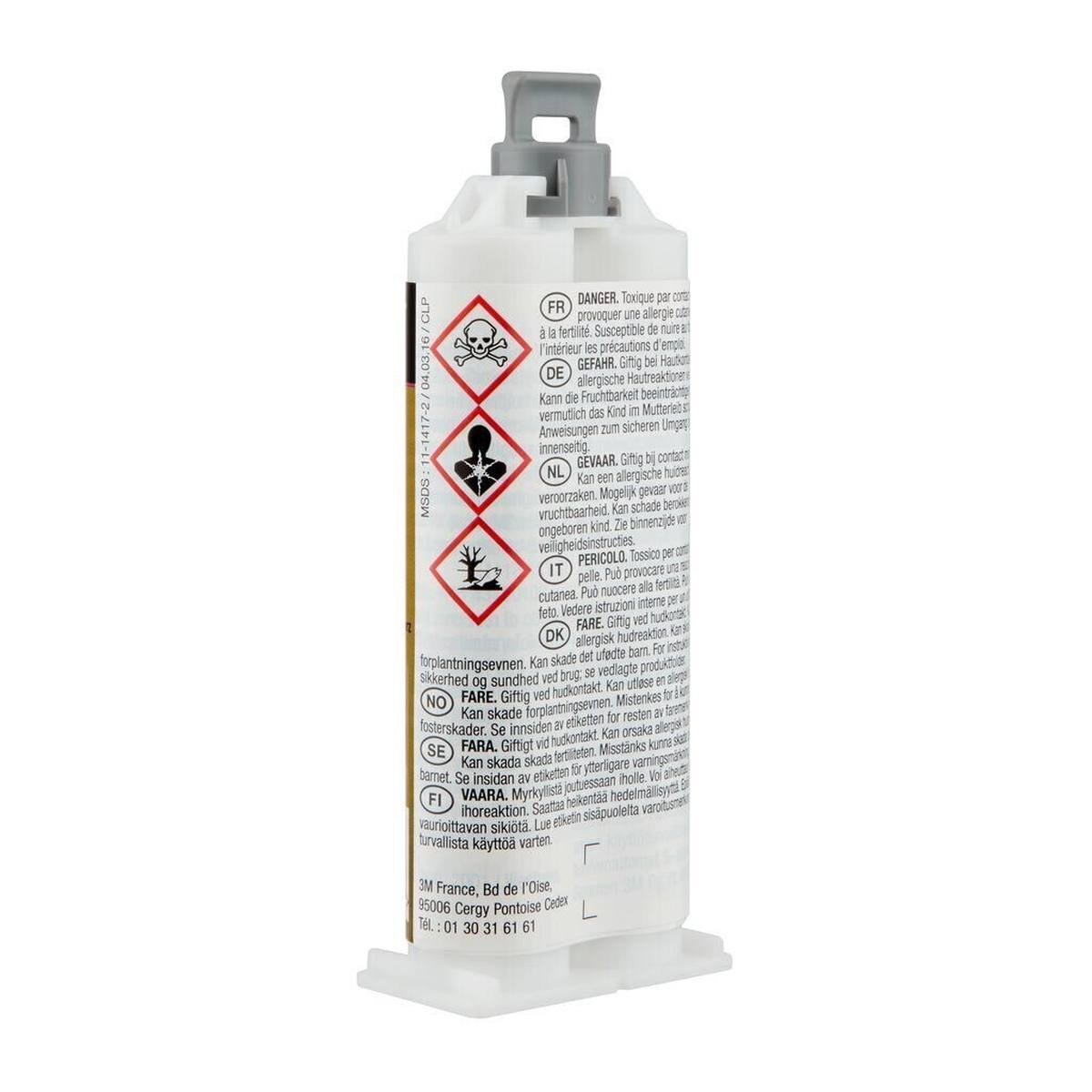3M Scotch-Weld 2-component construction adhesive based on epoxy resin for the EPX System DP 270, transparent, 48.5 ml