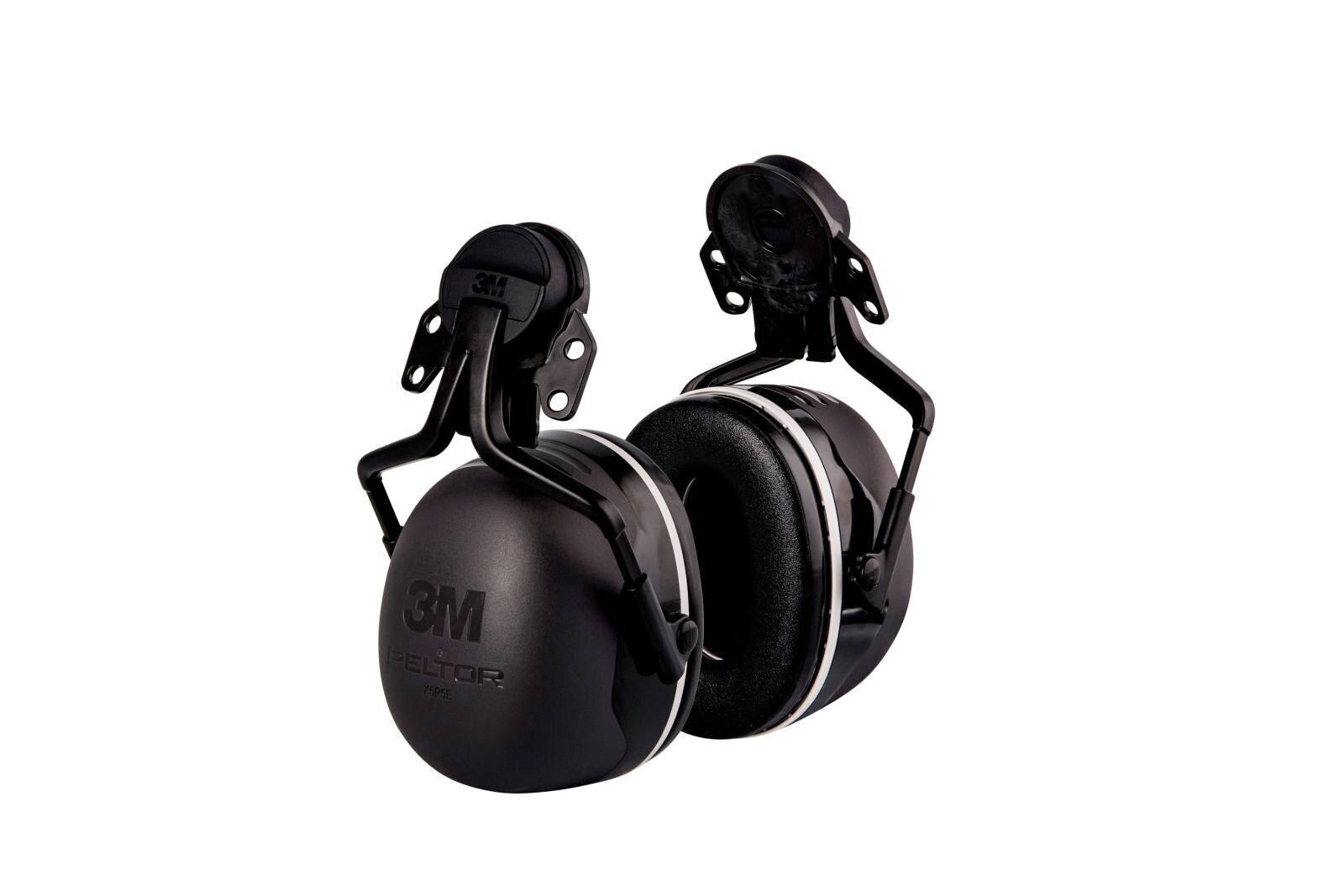 3M Peltor earmuffs, X5P5E helmet attachment, black, SNR = 36 dB with helmet adapter P5E