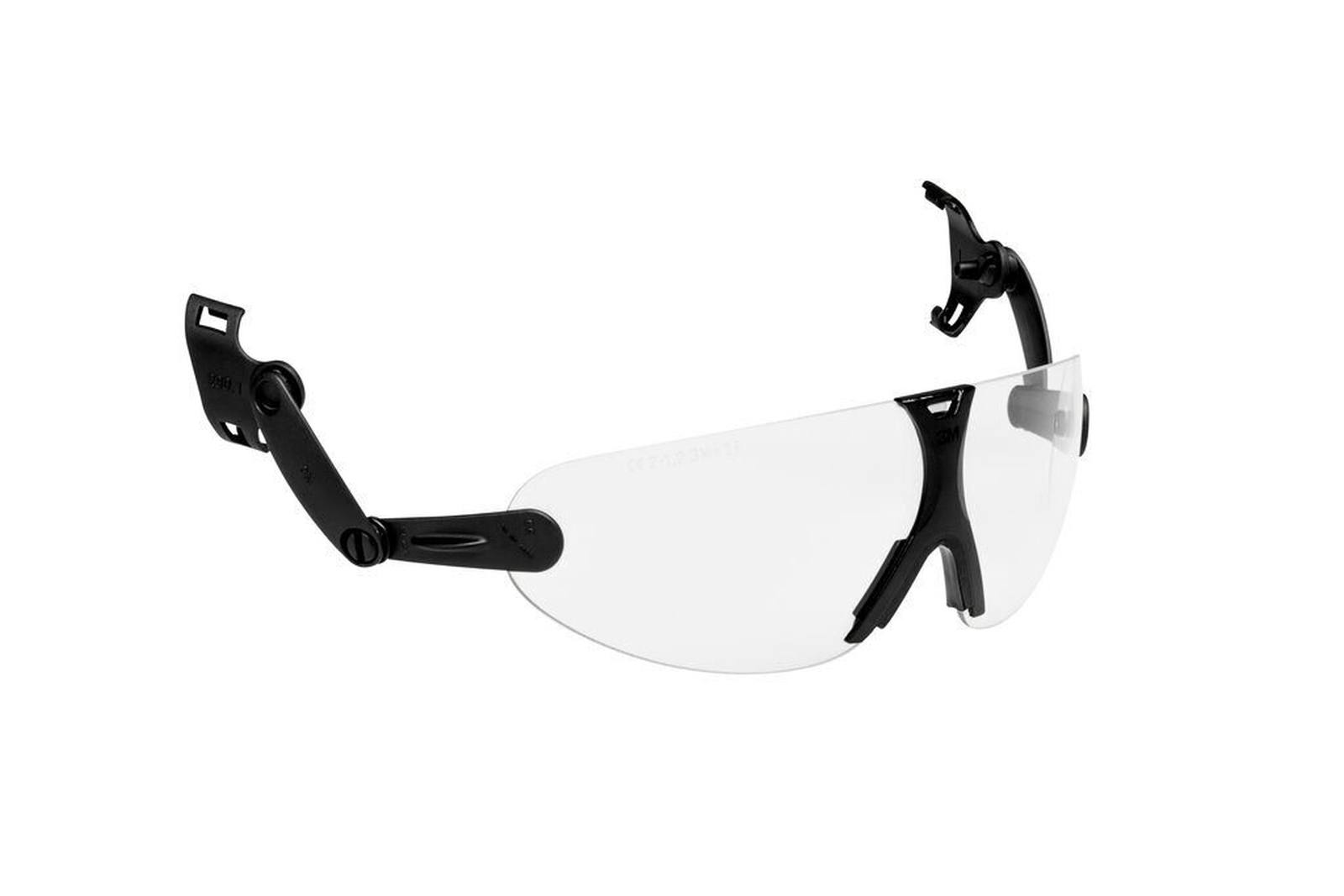 3M Integratable safety goggles for safety helmet, transparent, V9C
