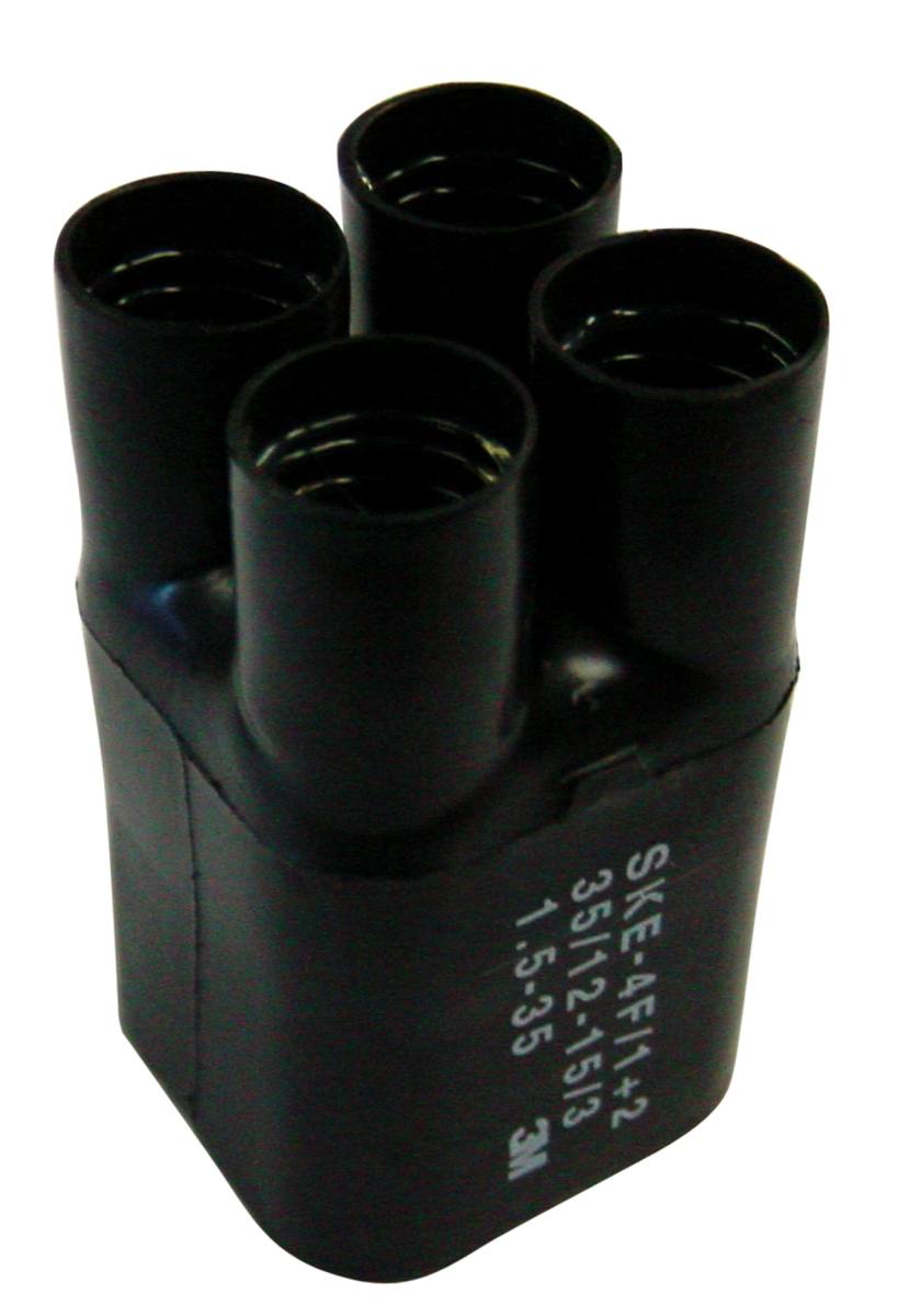 3M SKE 4F/3+4 Heat-shrink splitting cap, black, 4 x 25 - 4 x 150 mm²