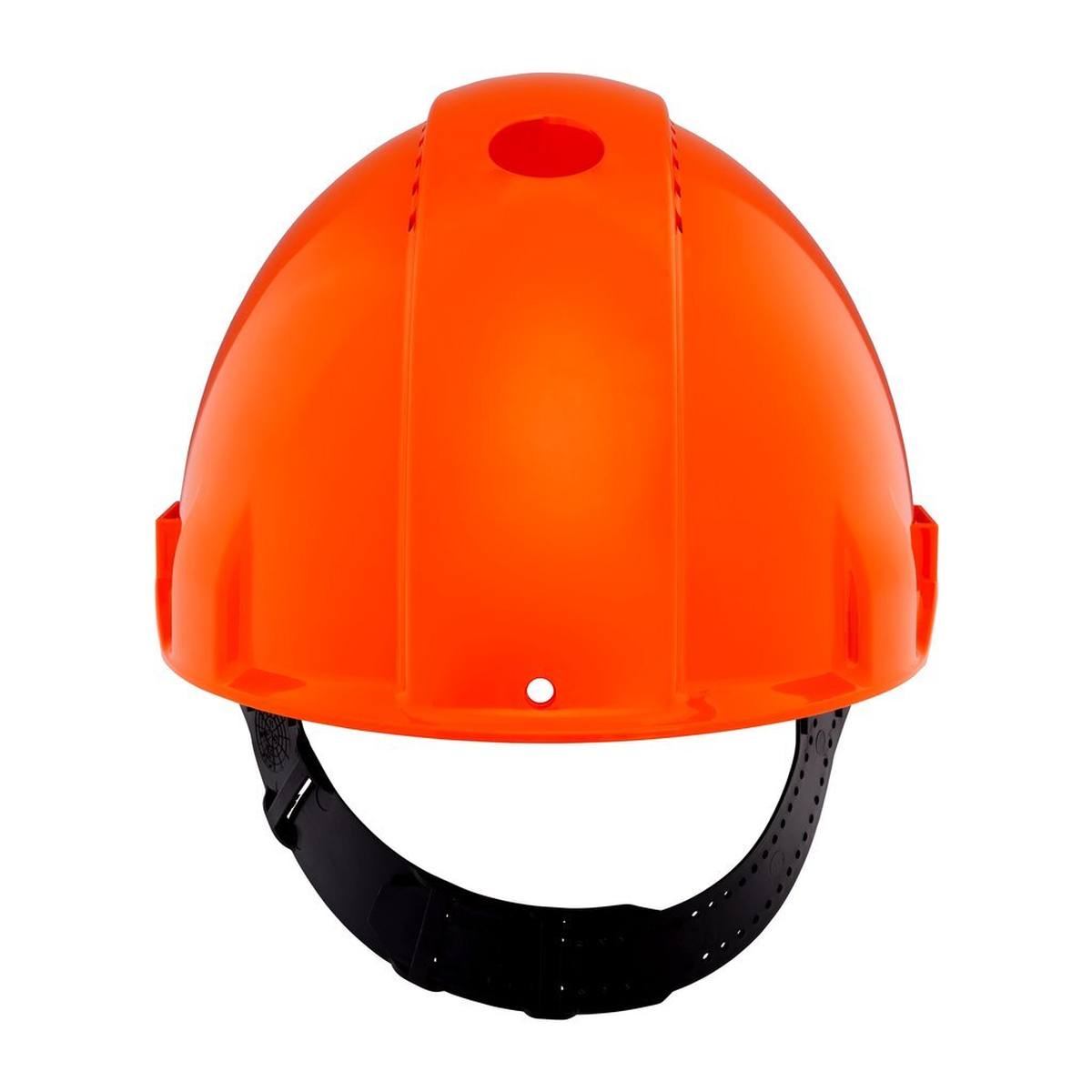 3M Casco de seguridad G3000 G30CUO de color naranja, ventilado, con uvicator, pinlock y banda de sudor de plástico